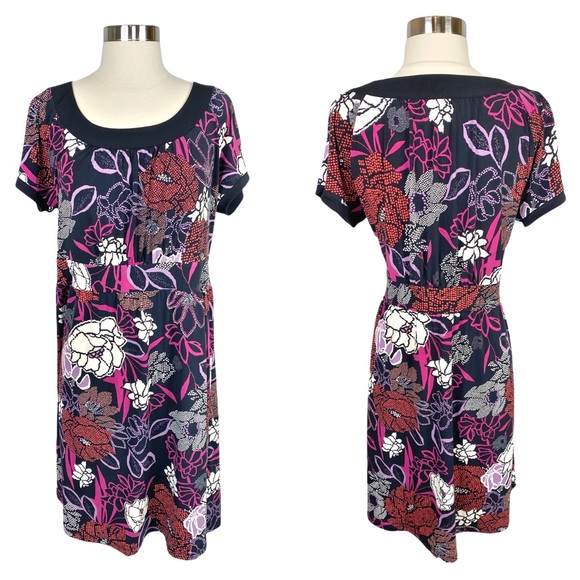 Apt. 9 Dresses & Skirts - Apt. 9 Black Floral Midi Dress
